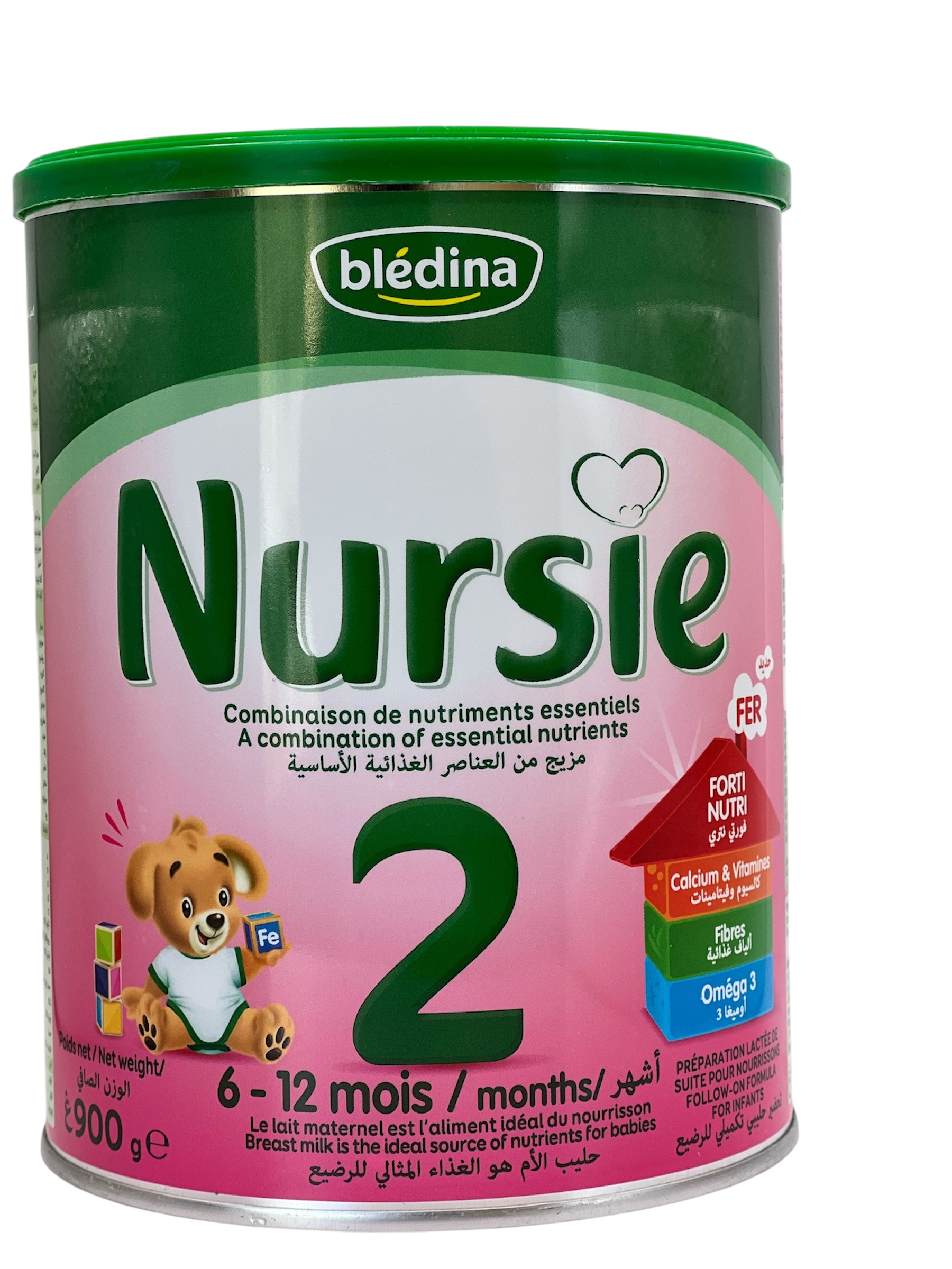 حليب اطفال نيرسي2 900غ