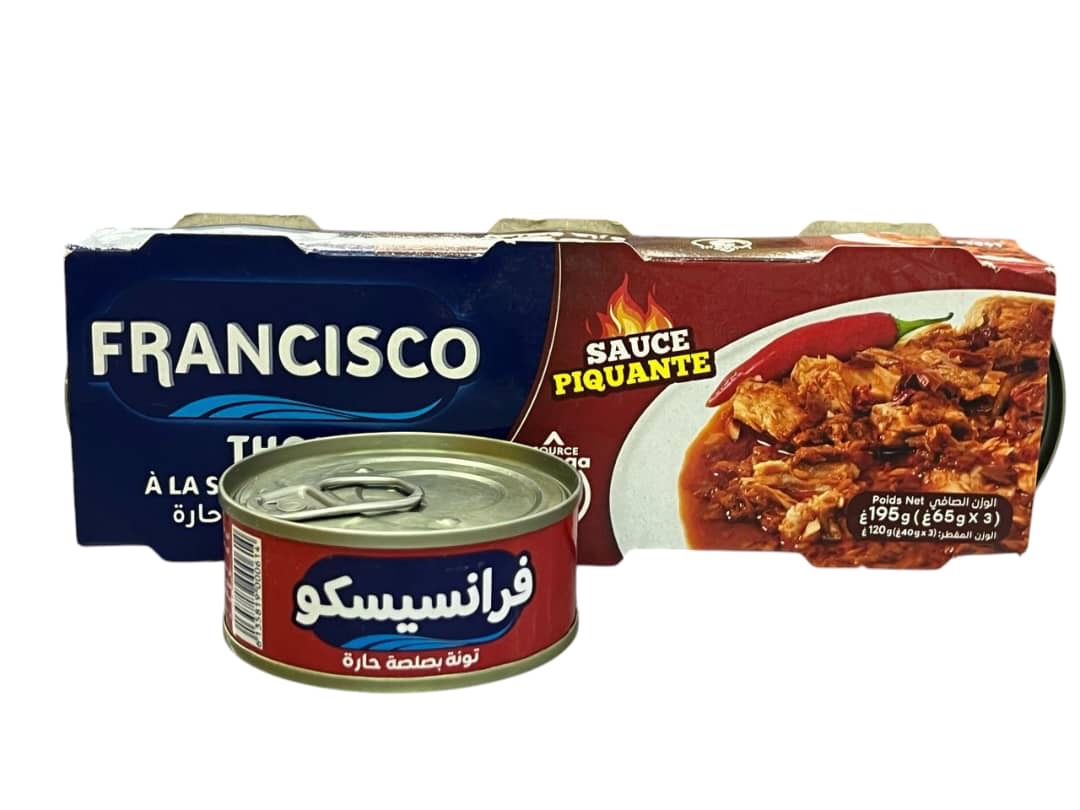 تونةفرانسيسكو حار  65غ 