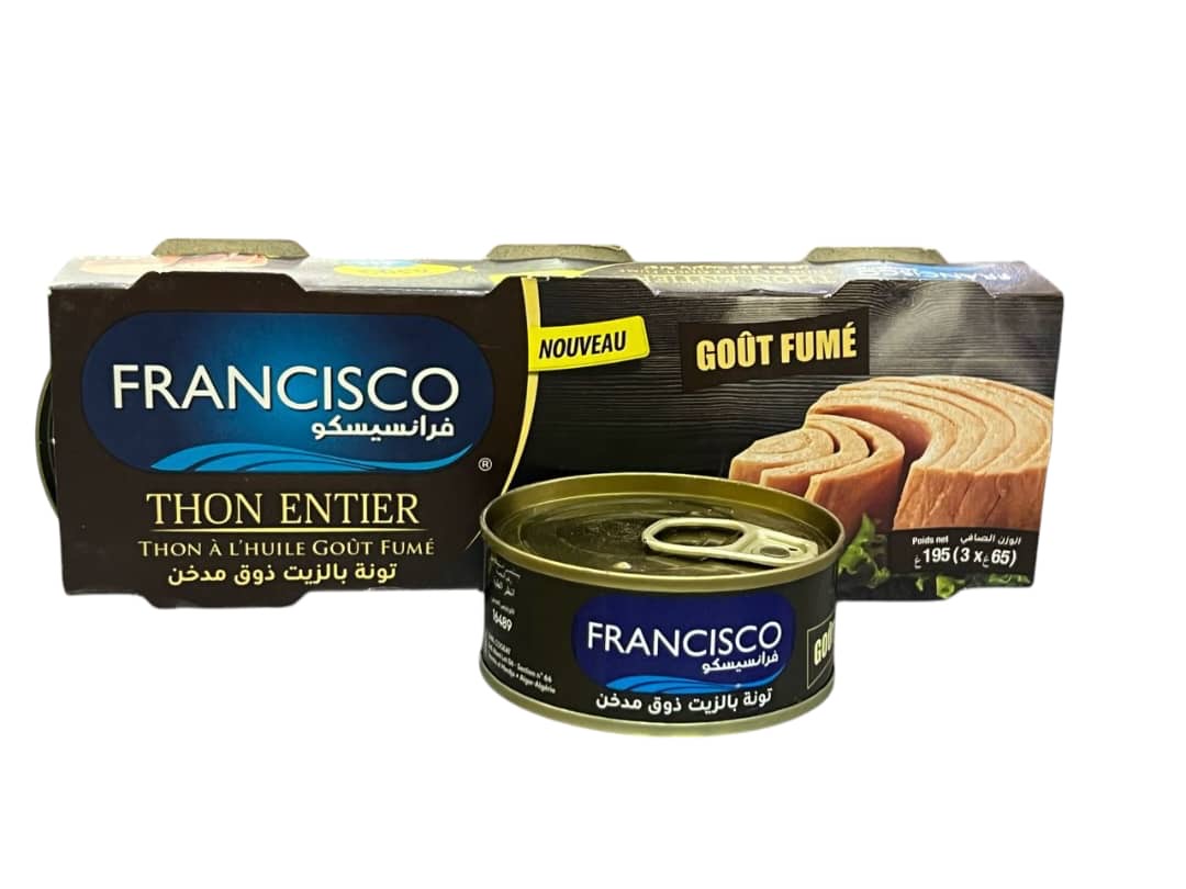 تونة فرانسيسكو مدخن  65غ 
